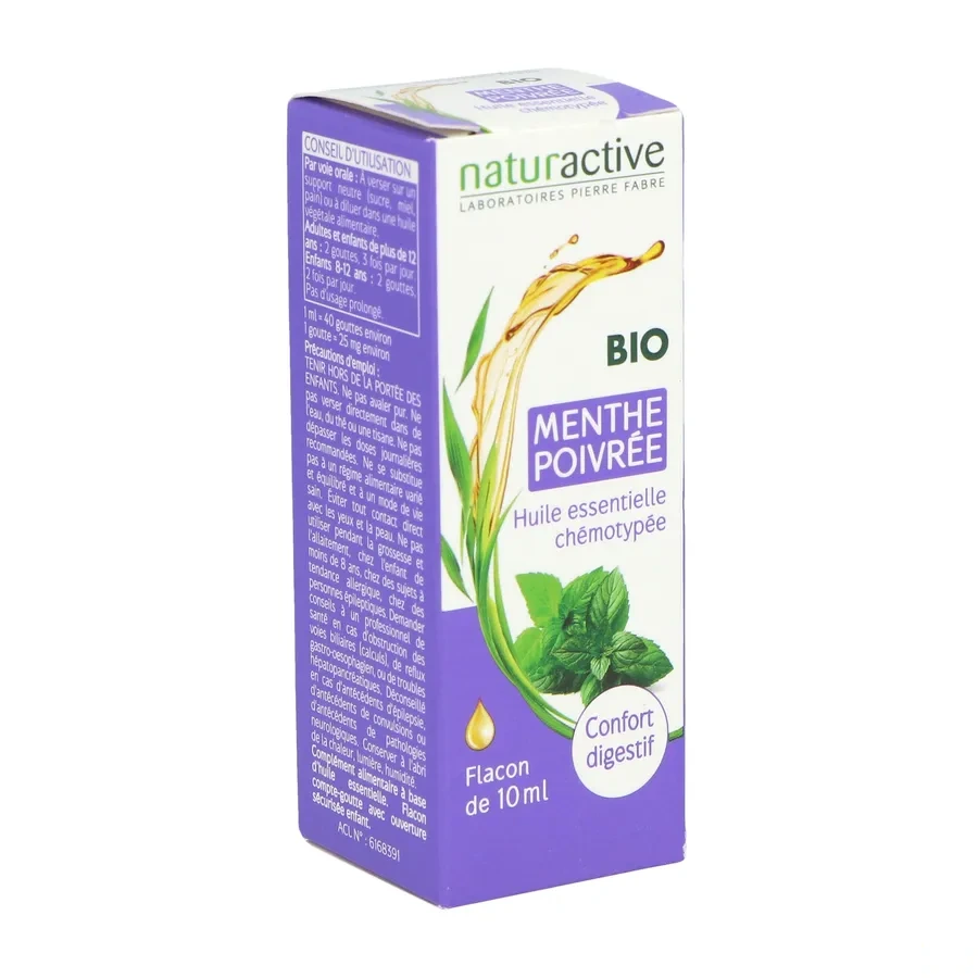 Naturactive Huile Essentielle Menthe Poivrée Bio