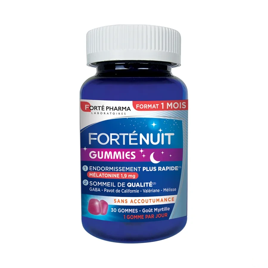 Forté Nuit Gummies Endormissement & Sommeil