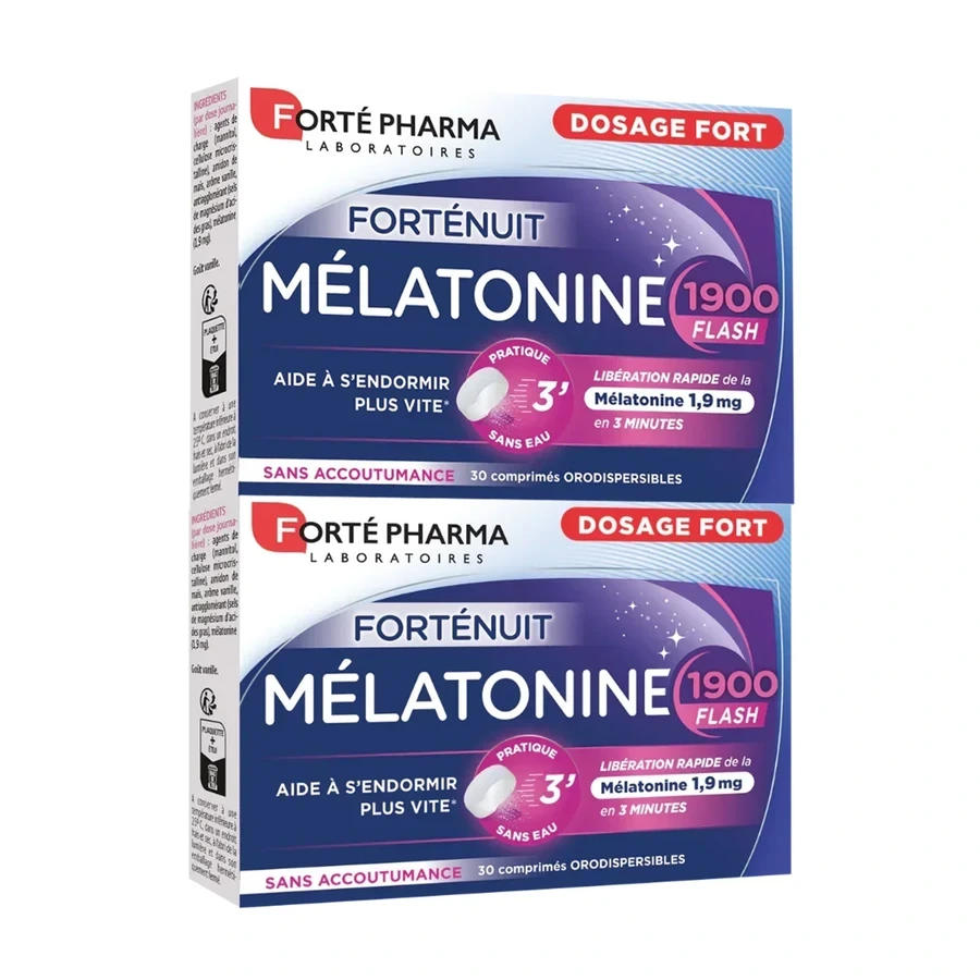 Forté Nuit Mélatonine 1900 Flash