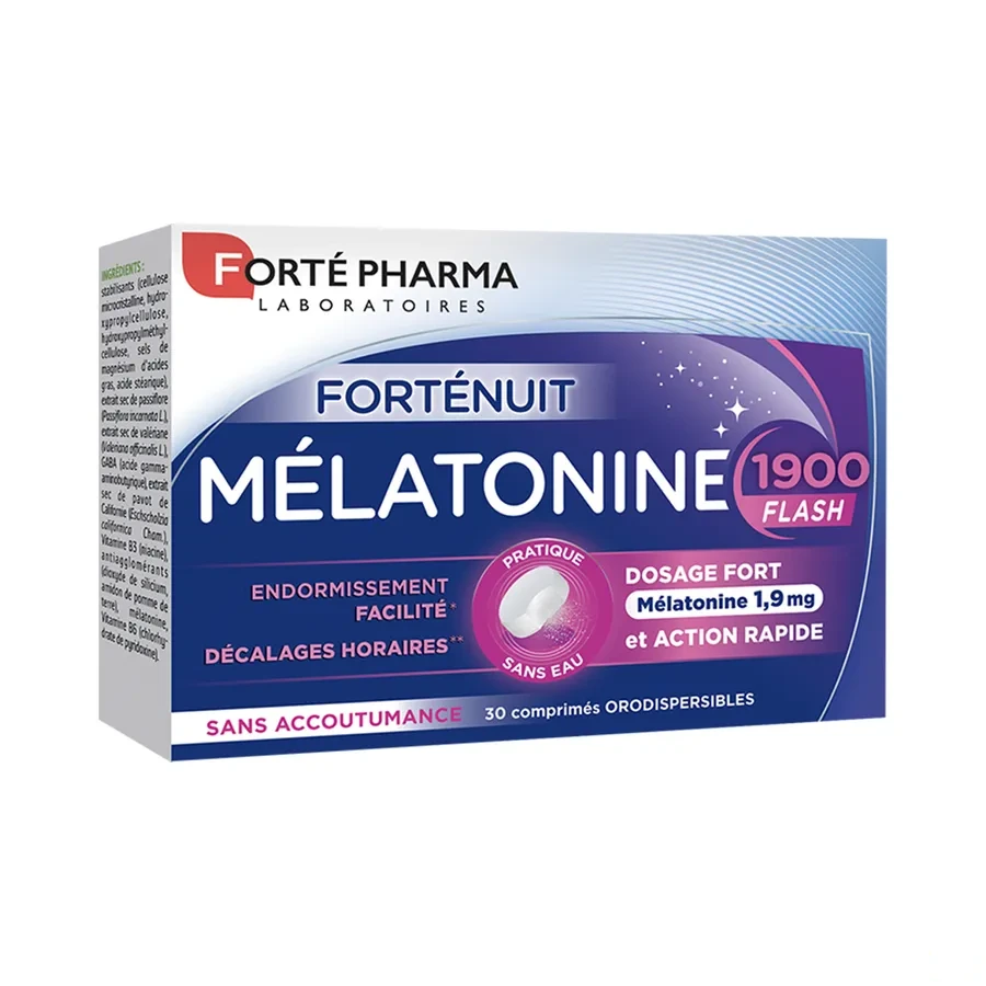 Forté Nuit Mélatonine 1900 Flash