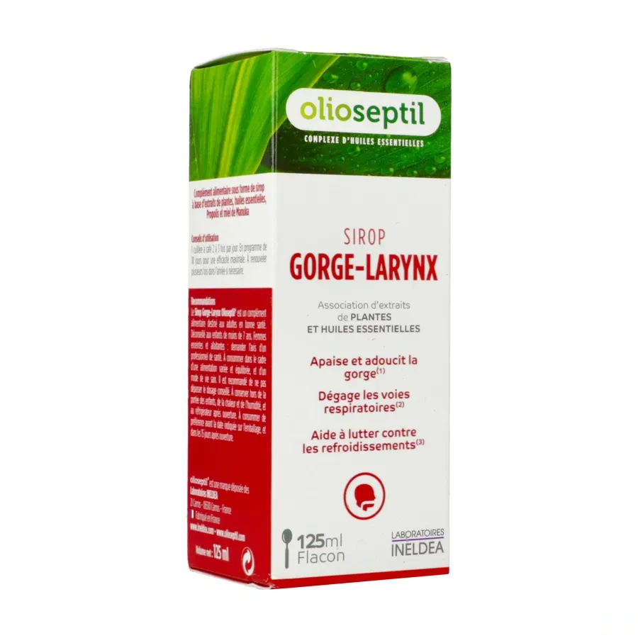 Olioseptil Sirop Gorge Larynx