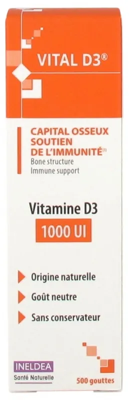 Ineldea Vital D3 1000UI