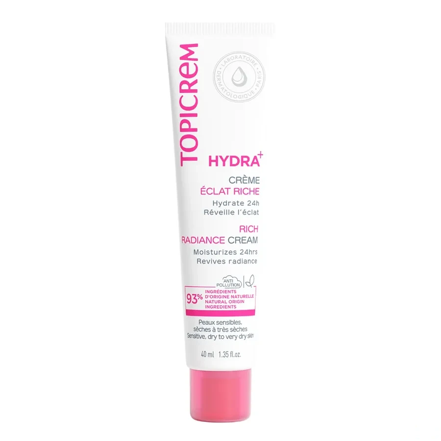 Topicrem Hydra+ Crème Hydratante Éclat