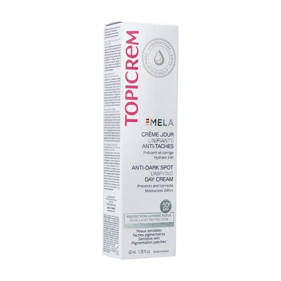 Topicrem Mela Crème Jour Unifiante Anti-Taches SPF 50+