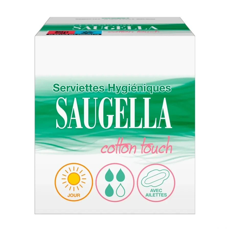 Saugella Cotton Touch Serviettes Extra-Fines