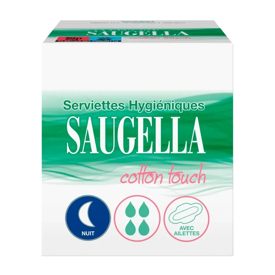 Saugella Cotton Touch Serviettes Extra-Fines