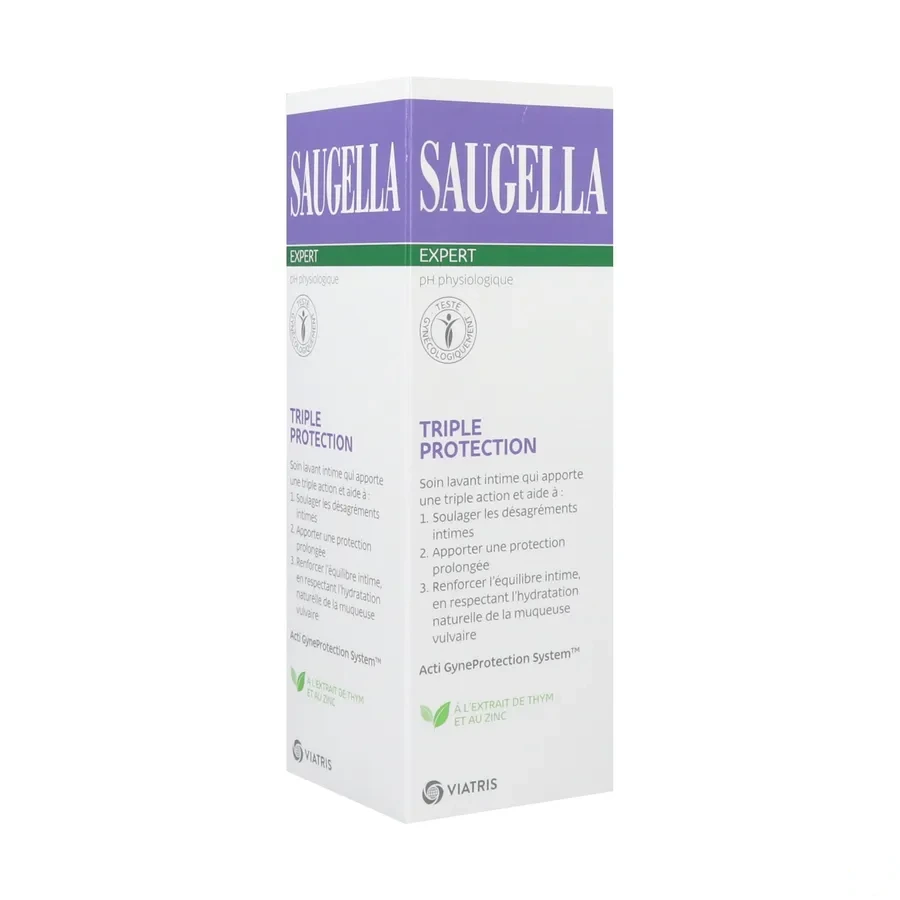 Saugella Expert Soin Lavant Intime Triple Protection