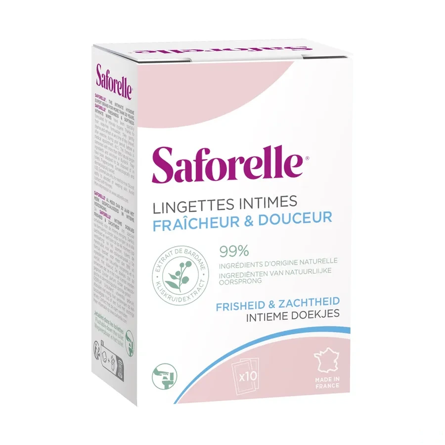 Saforelle Lingettes Intimes