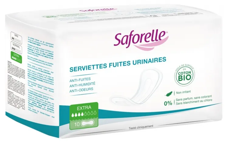 Saforelle Serviettes Fuites Urinaires