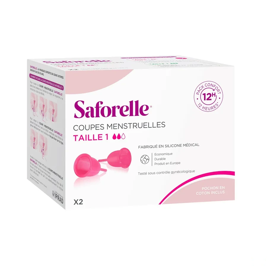 Saforelle Cup Protect Coupe Menstruelle x2