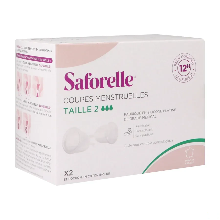 Saforelle Cup Protect Coupe Menstruelle x2