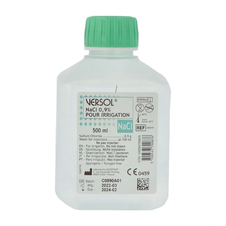 Versol NaCl 0,9% Solution pour Irrigation