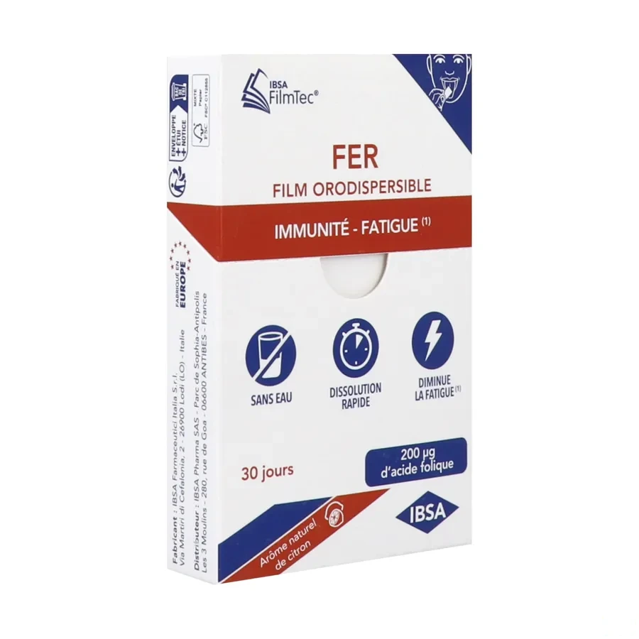 IBSA FilmTec Fer Immunité Fatigue