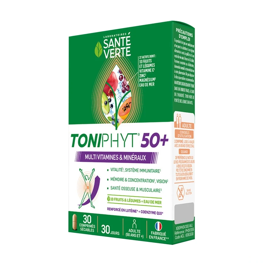 Toniphyt 50+ Multivitamines et Minéraux