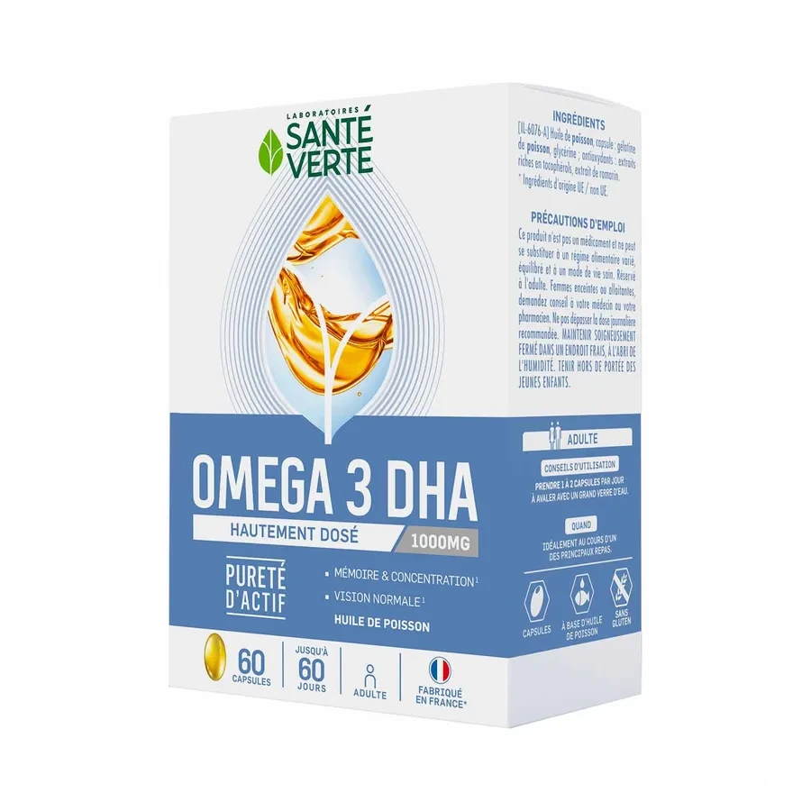 Santé Verte Oméga 3 1000 mg de DHA