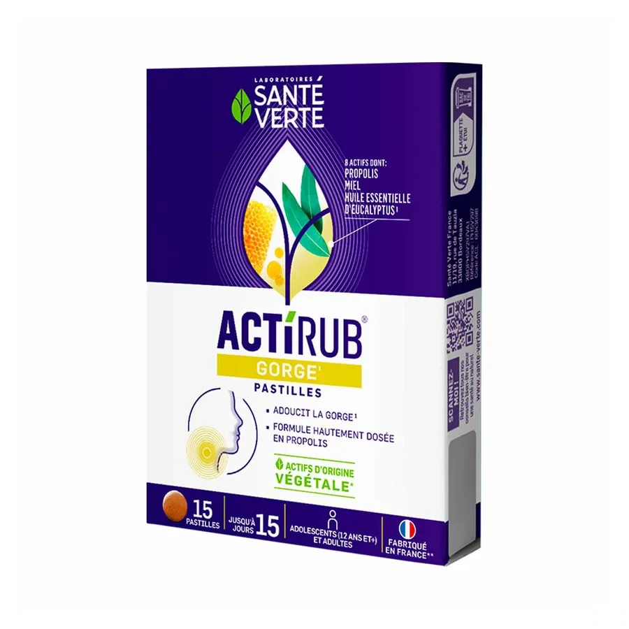 Actirub Pastilles pour la gorge