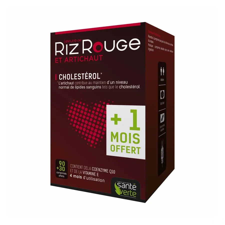 Santé Verte Levure de Riz Rouge