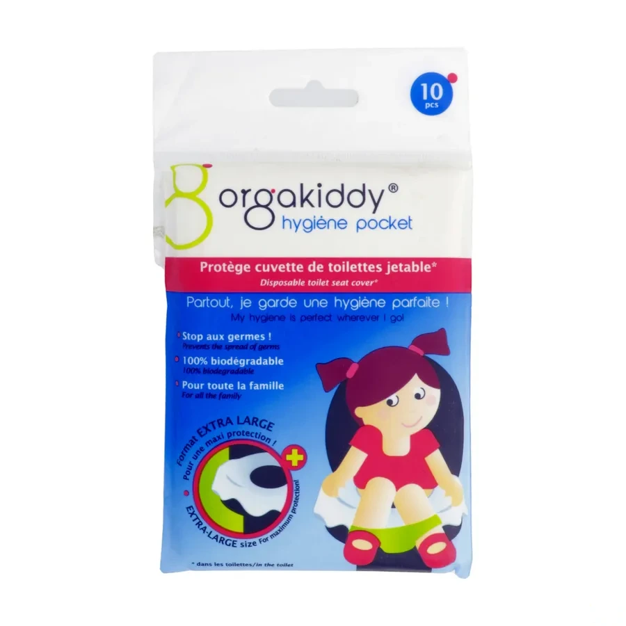 Orgakiddy Protège Cuvette de Toilettes Jetable