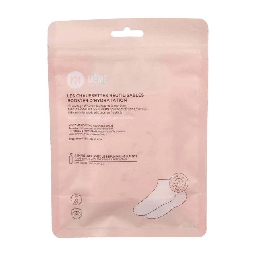 Même Chaussettes Réutilisables Booster d'Hydratation