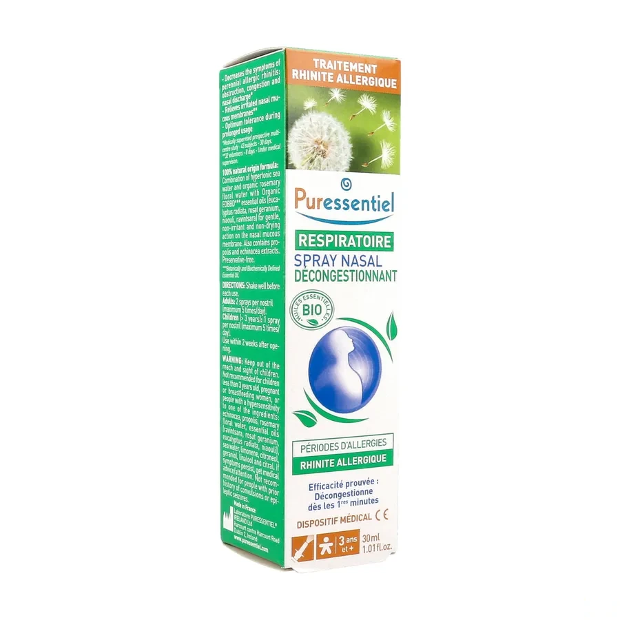 Puressentiel Spray Nasal Décongestionnant