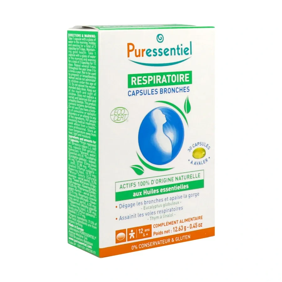Puressentiel Respiratoire Capsules Bronches Bio