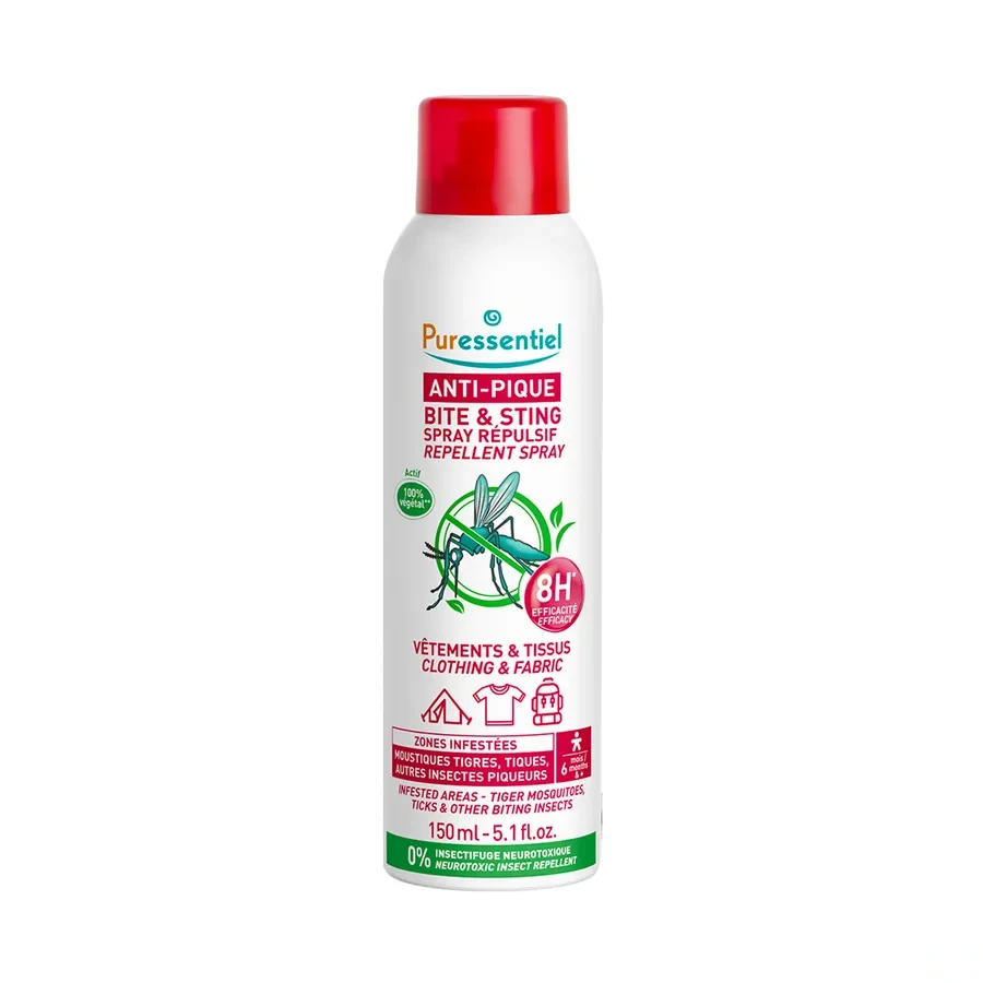Puressentiel Anti-Pique Spray Répulsif Vêtements & Tissus