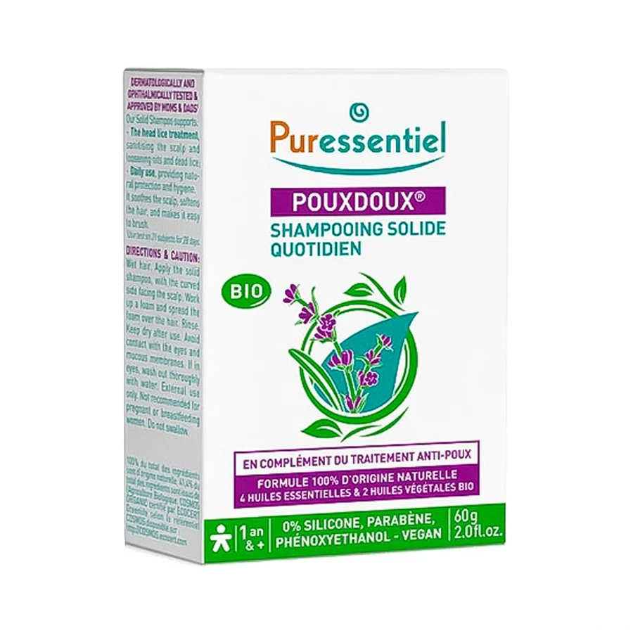 Puressentiel Pouxdoux Shampooing Solide Quotidien