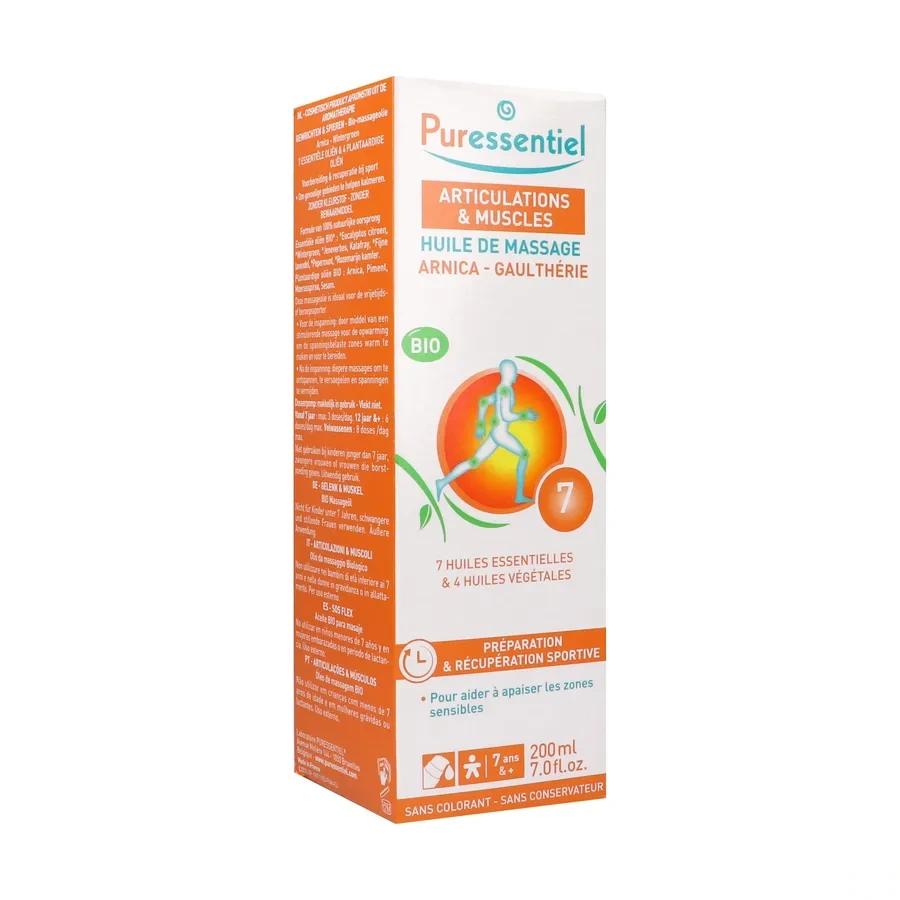 Puressentiel Huile de massage Bio Effort musculaire