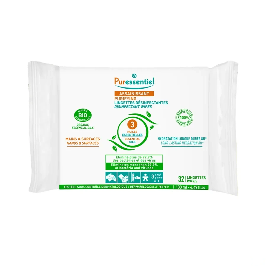 Puressentiel Lingettes Désinfectantes