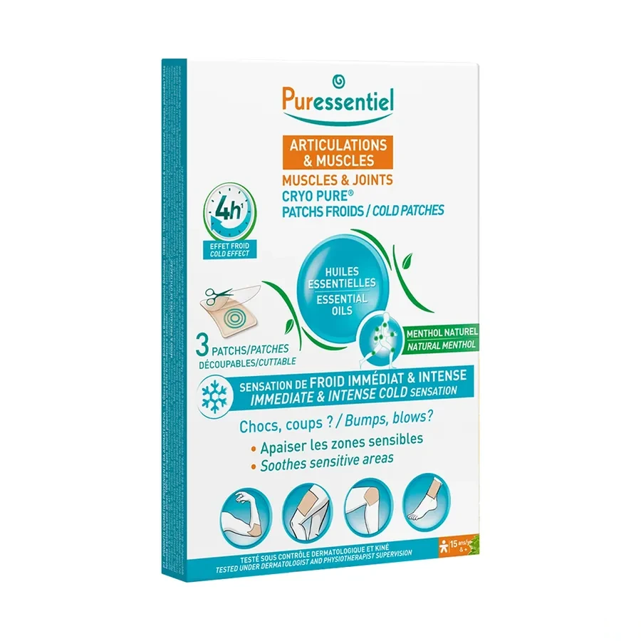 Puressentiel Articulations et Muscles Cryo Pure Patchs Froids