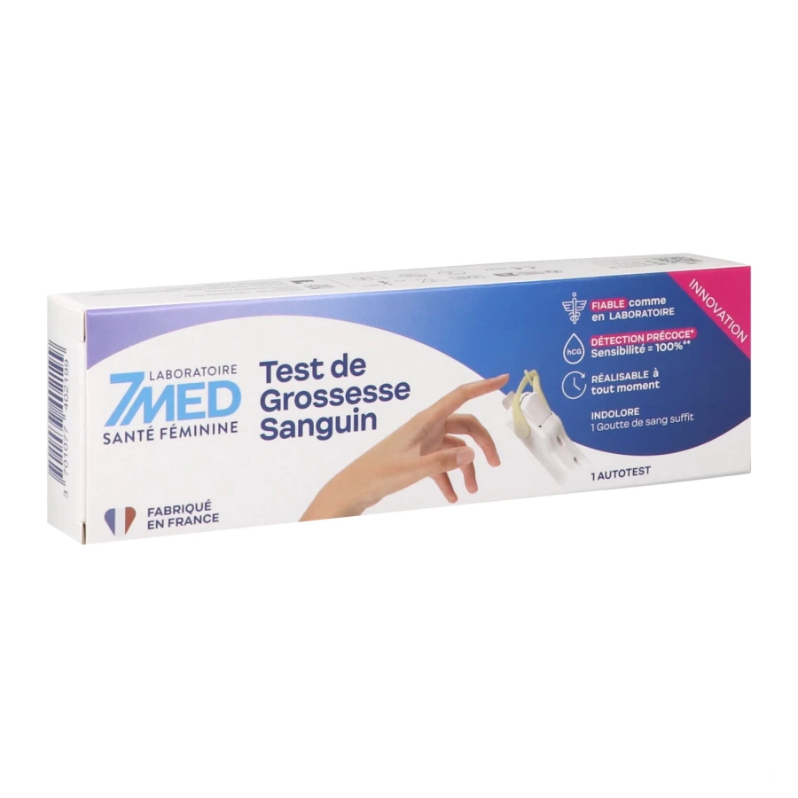 7MED Test de Grossesse Sanguin