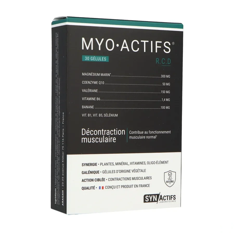 Synactifs Myo Actifs Décontraction Musculaire