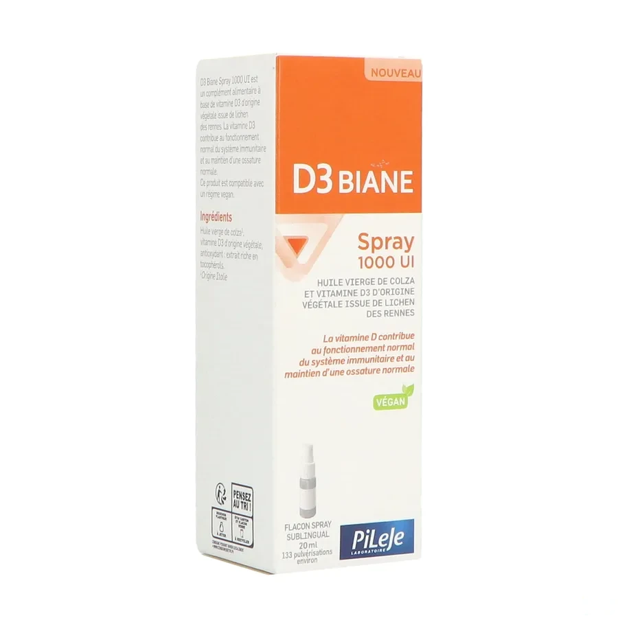 Pileje D3 Biane Spray 1000 UI