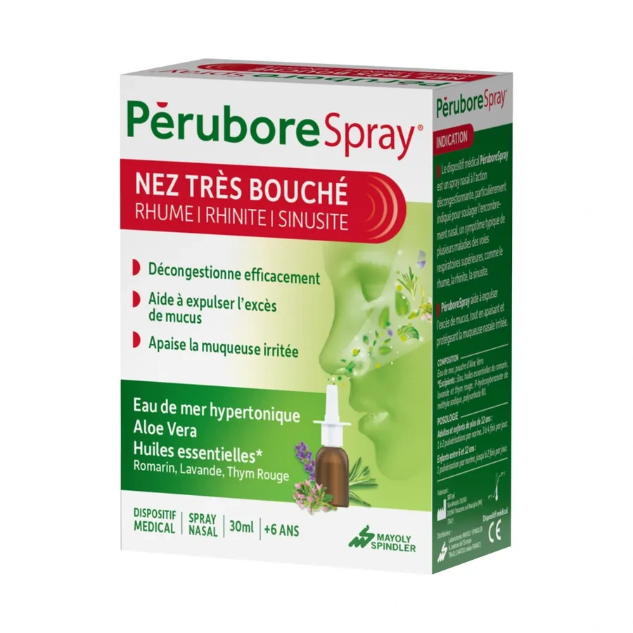 Pérubore Spray Nez Très Bouché