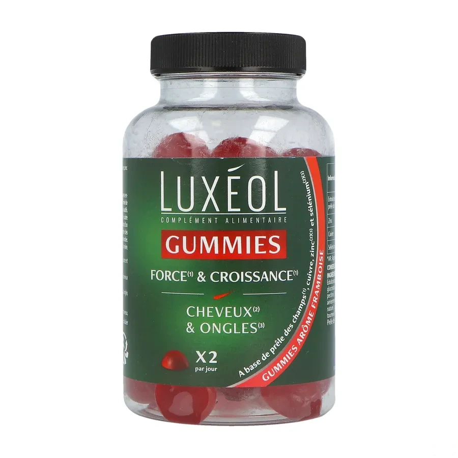 Luxéol Gummies Force et Croissance Cheveux et Ongles