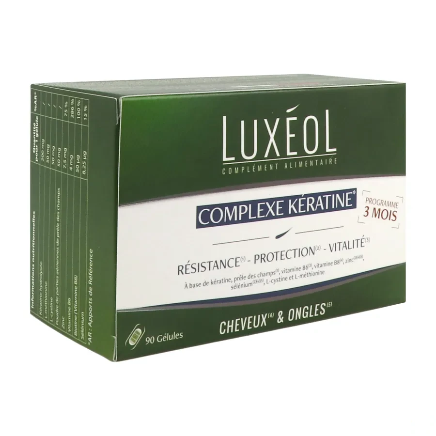 Luxéol Complexe Kératine Cheveux et Ongles