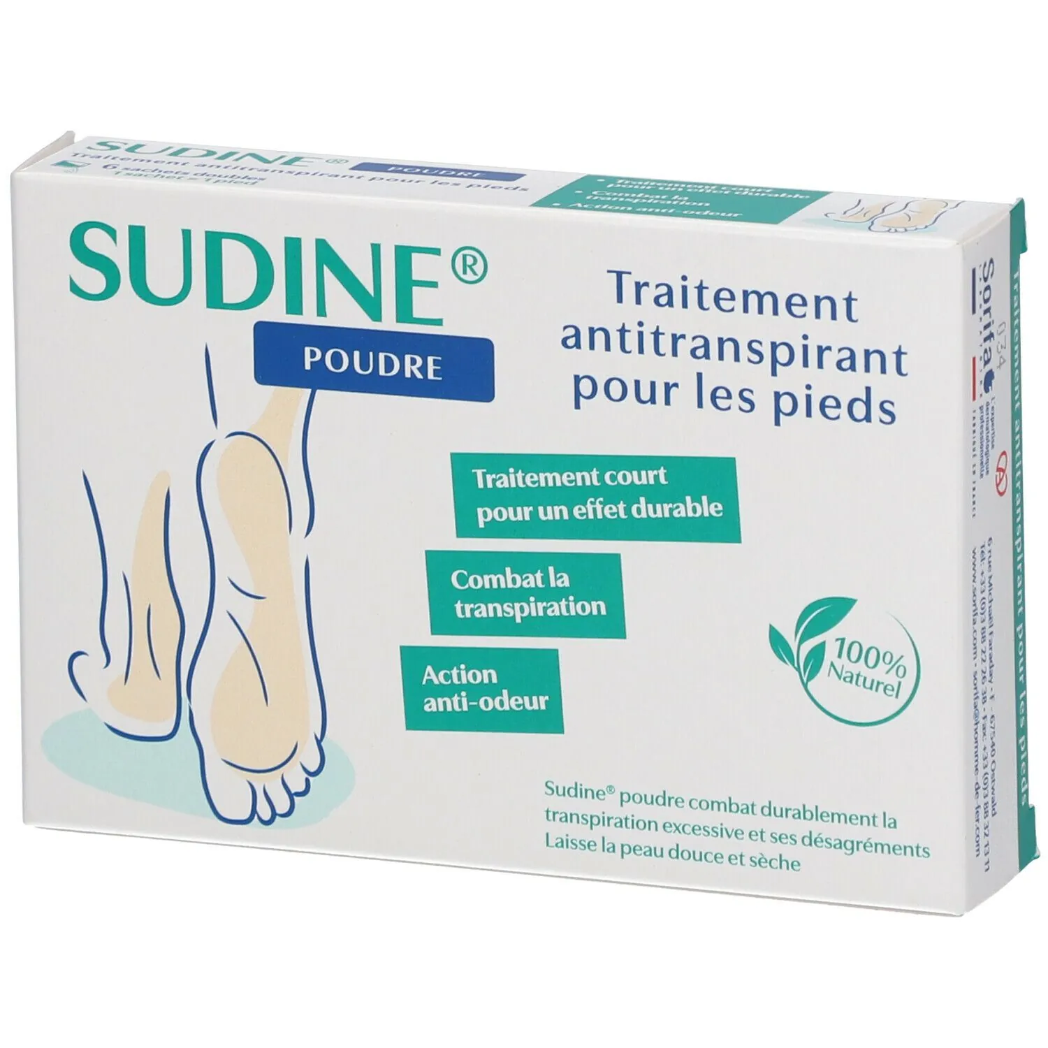 Sudine Poudre Anti-Transpirante
