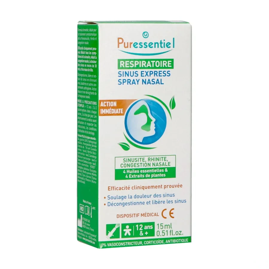 Puressentiel Respiratoire Spray Sinus Express