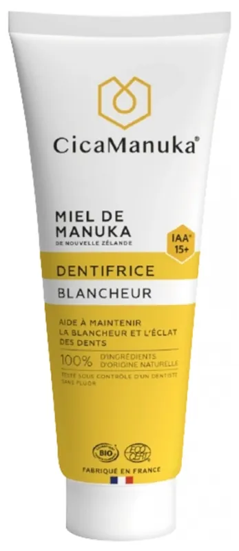 CicaManuka Dentifrice Blancheur Bio