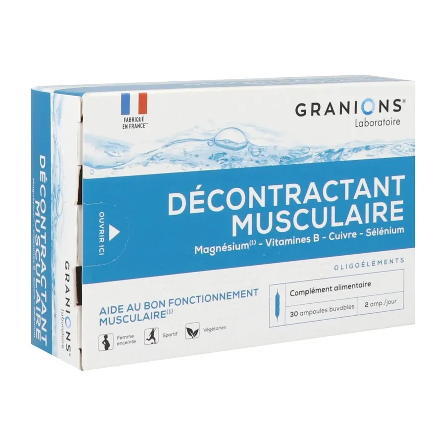 Granions décontractant musculaire