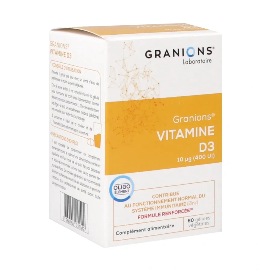 Granions Vitamine D3 Gélules