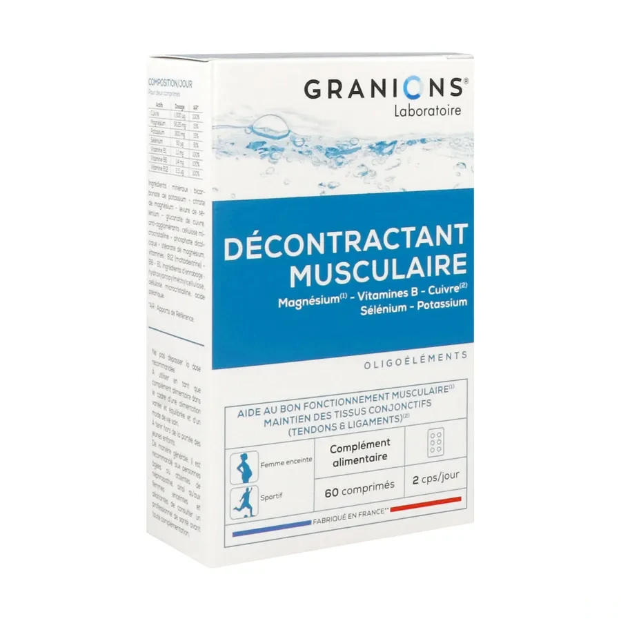 Granions décontractant musculaire