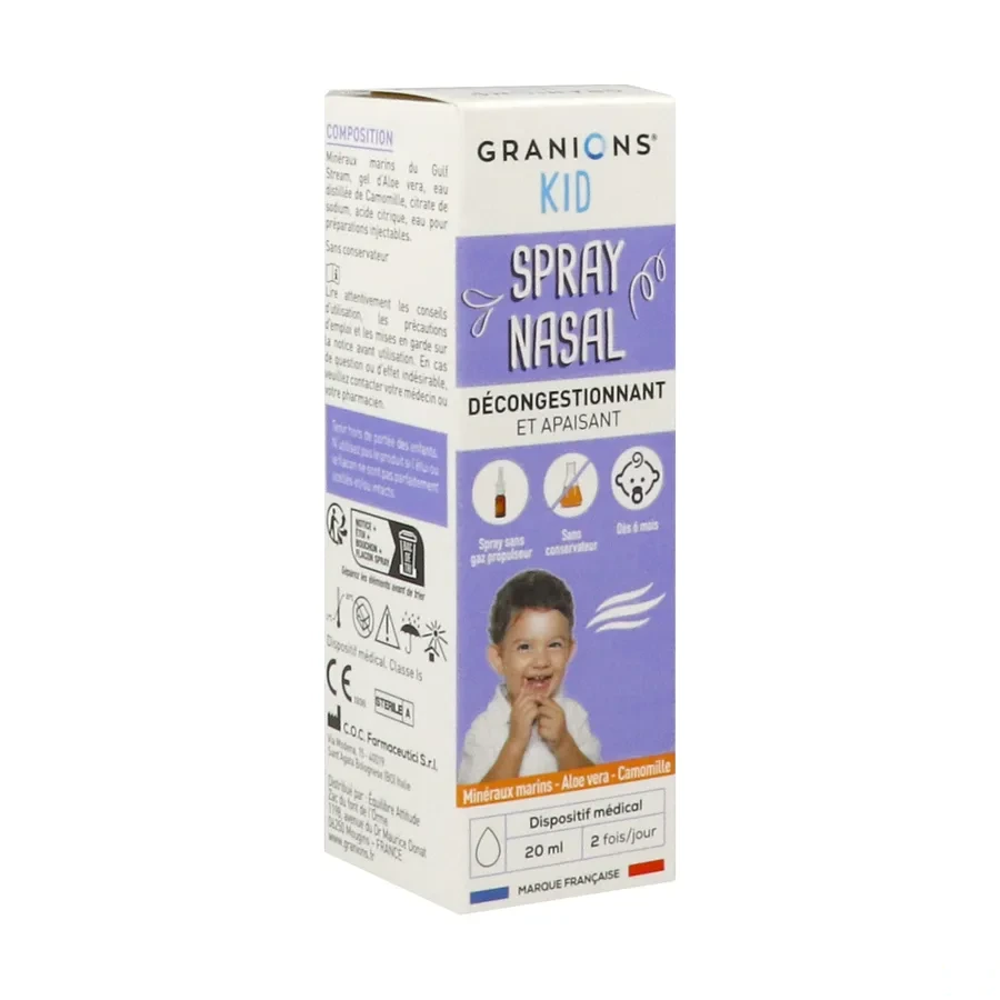 Granions Spray Nasal Décongestionnant Apaisant