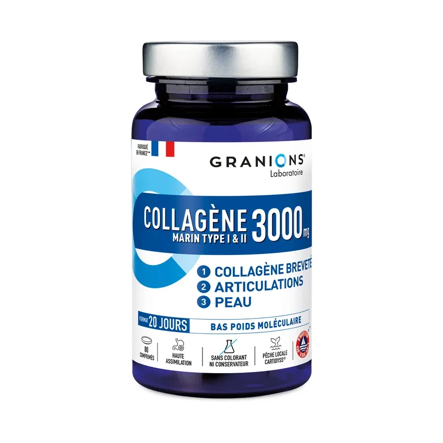 Granions Collagène Type I et II 3000 mg
