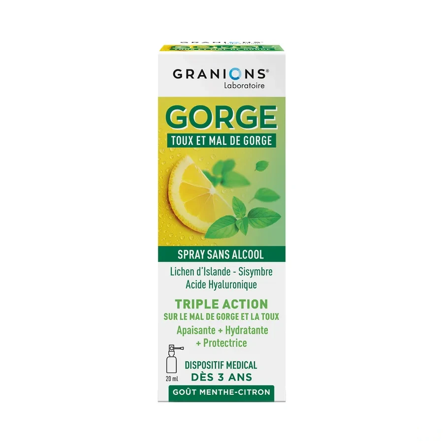 Granions Spray Toux et Mal de Gorge