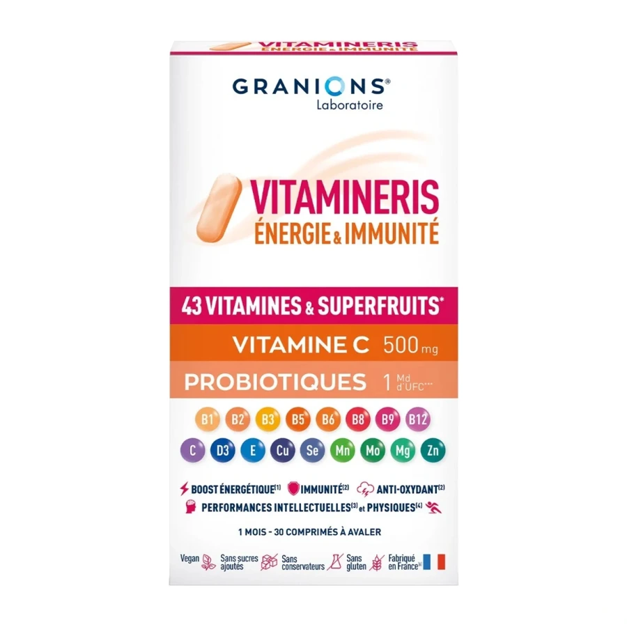 Granions Vitamineris Énergie & Immunité