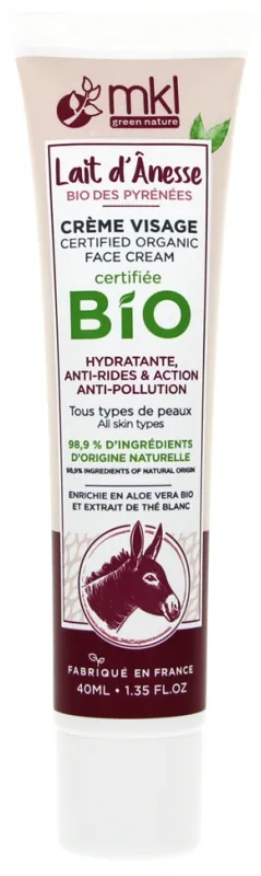 MKL Crème Visage Lait d'ânesse Bio