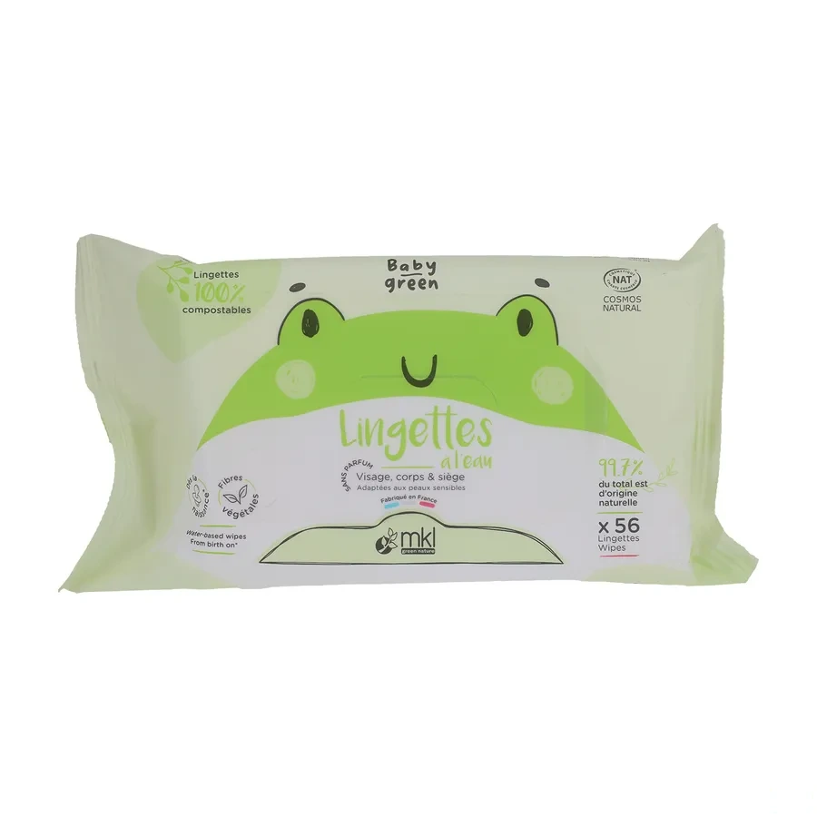 MKL Baby Green Lingettes à l'eau bio