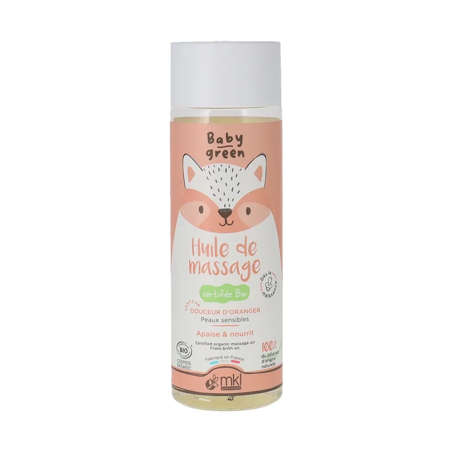 MKL Baby Green Huile de Massage Bio