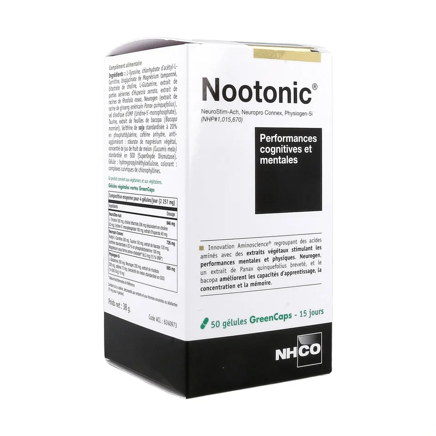 Nootonic Performances Cognitives